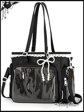 Kawaii Ita Bag Tote Shoulder Messenger with Insert Panel